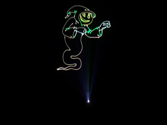 Private Feier · Lasergrafik zur Halloween-Party