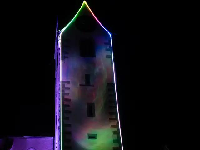 Laser-Mapping · Kirchturm Bohlingen