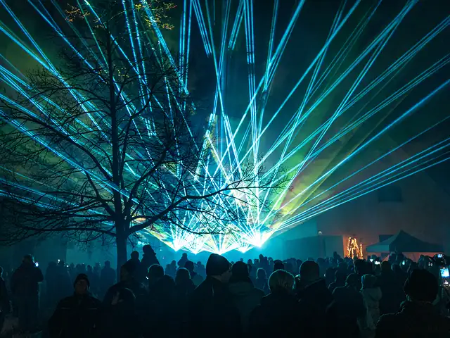 Open-Air-Lasershow · Dorfplatz Bohlingen