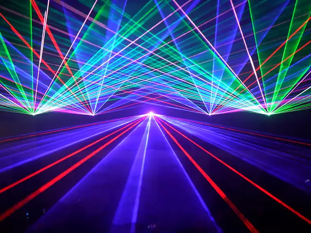 Indoor-Beamshow · Nacht der Kreativen, Rielasingen