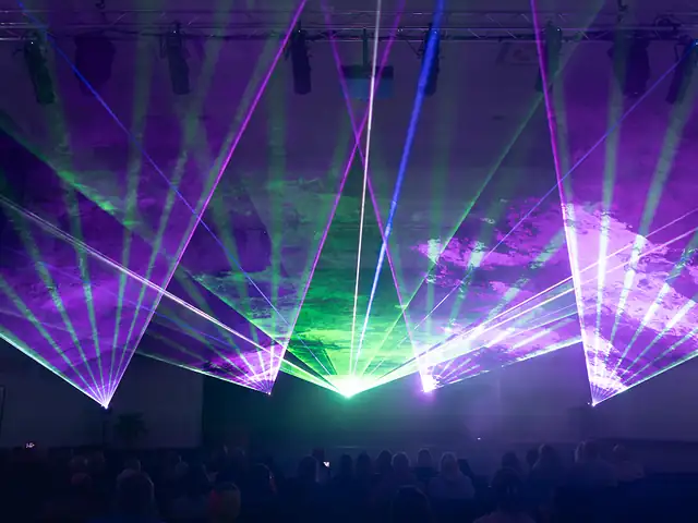 Indoor-Lasershow · Waitzinger Keller, Miesbach